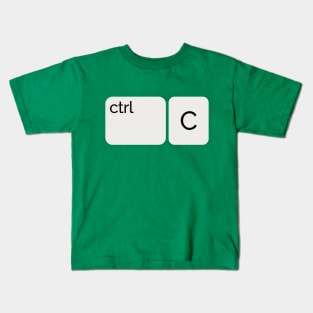 Ctrl+C Kids T-Shirt